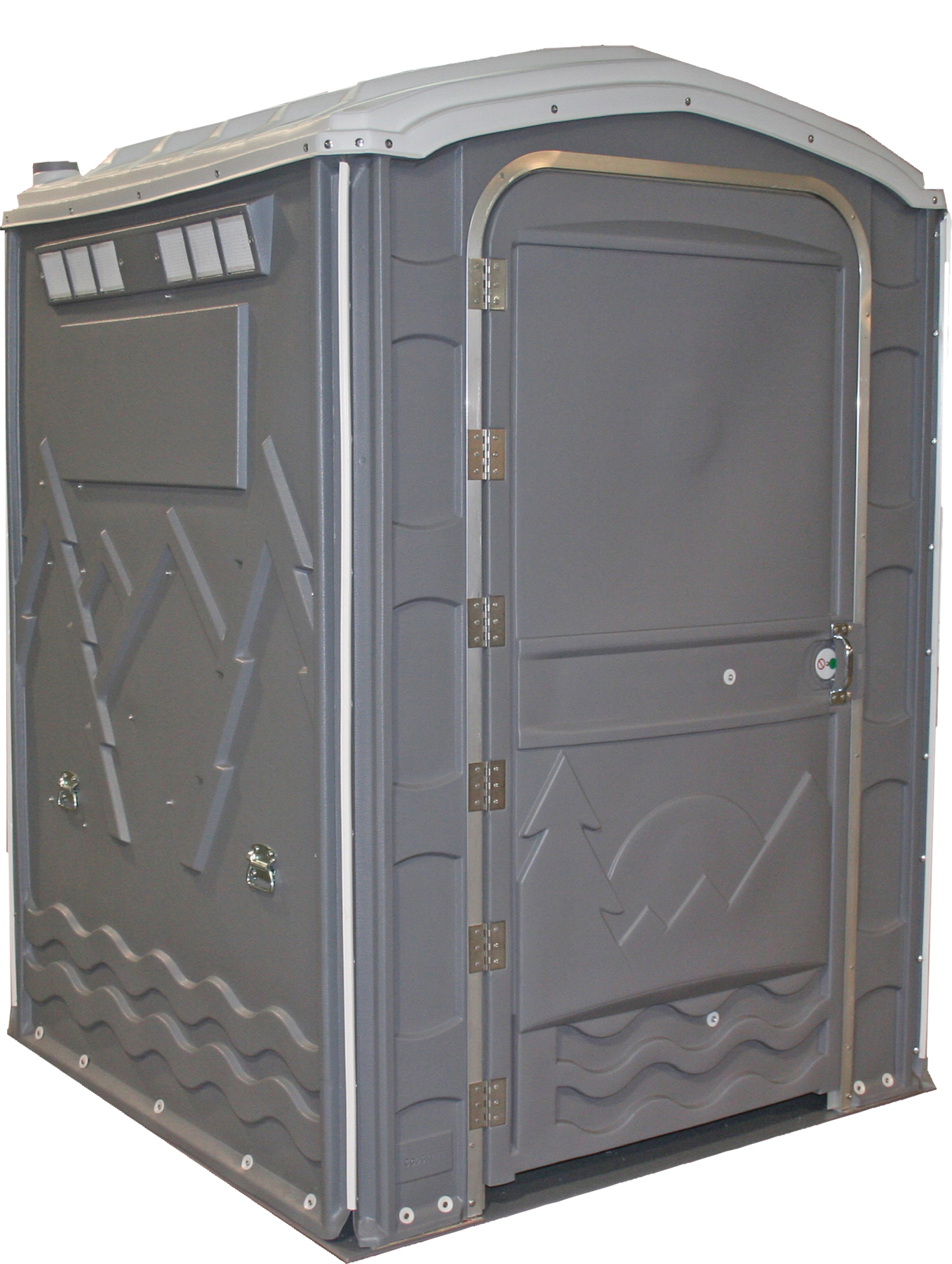 PolyPortable Restroom - Port a Potty - Gray EAU PPEAU-05